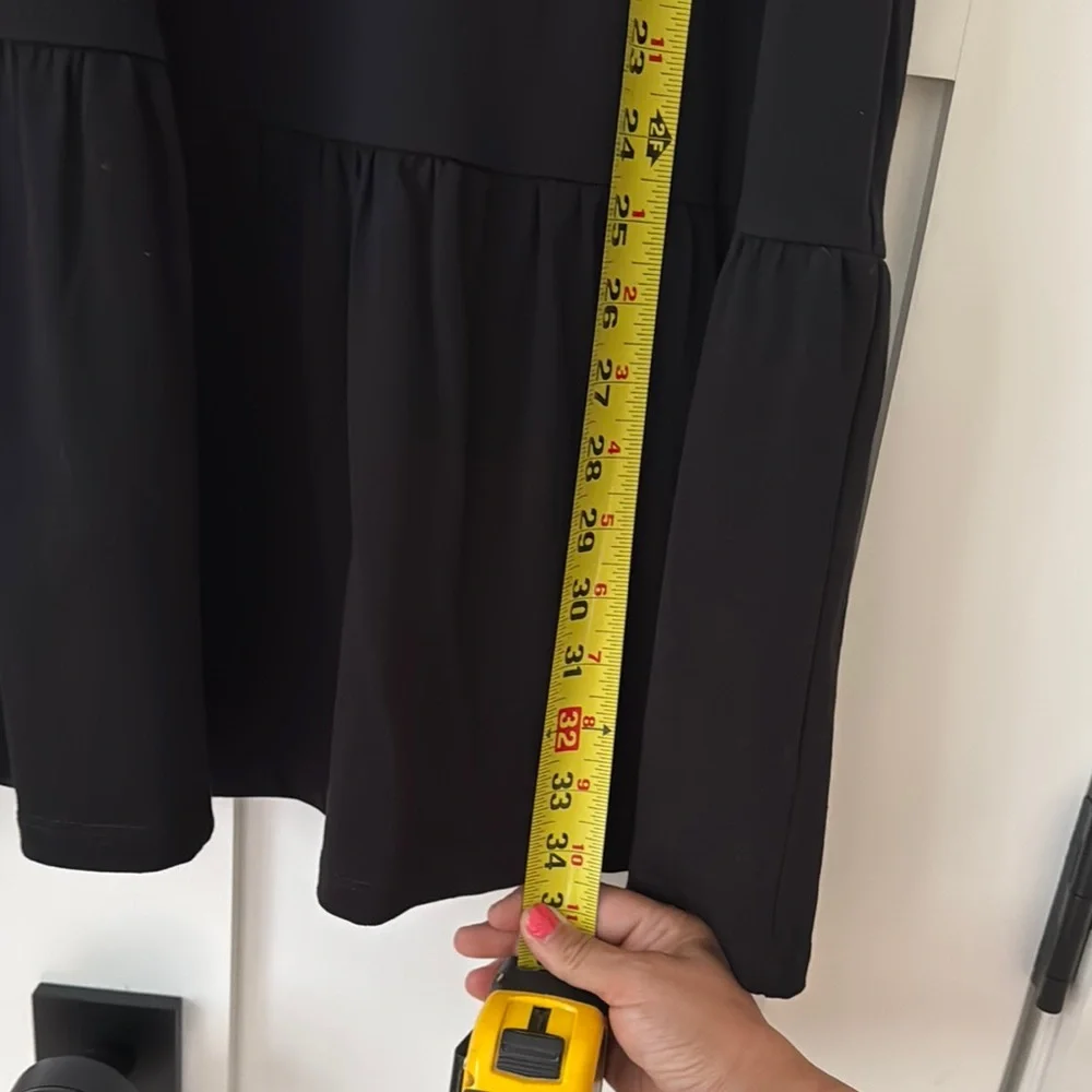 English Factory Black Ruffle Sleeve Dress - Picture 6 of 8